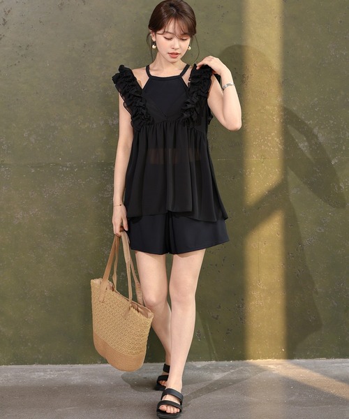 TeddyShop（テディショップ） 水着 「ビキニ3点セット」深Vネック