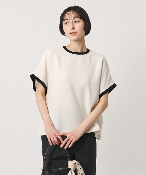 ブラウス シャツ COMFY ドルマン ショートスリーブ ブラウス ‐防汚 UVカット ウォッシャブル‐ レディースの画像