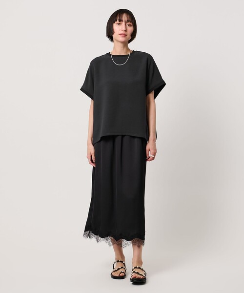 ブラウス シャツ COMFY ドルマン ショートスリーブ ブラウス ‐防汚 UVカット ウォッシャブル‐ レディースの画像