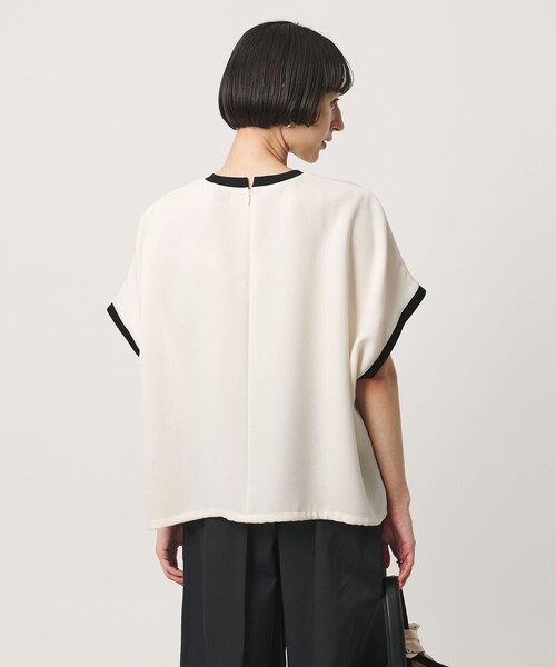 ブラウス シャツ COMFY ドルマン ショートスリーブ ブラウス ‐防汚 UVカット ウォッシャブル‐ レディースの画像