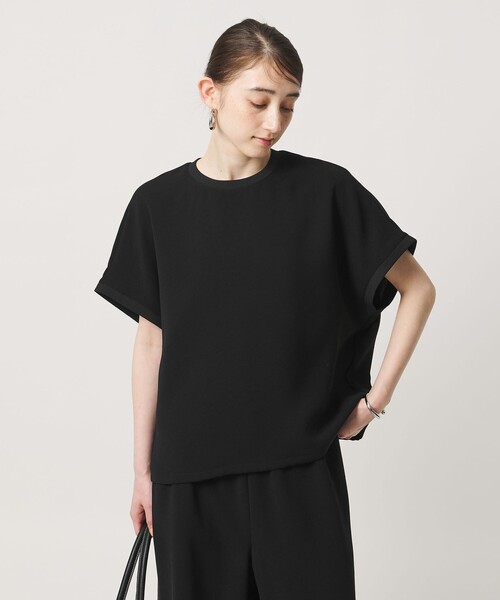 ブラウス シャツ COMFY ドルマン ショートスリーブ ブラウス ‐防汚 UVカット ウォッシャブル‐ レディースの画像