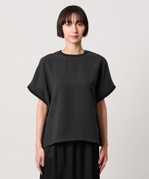 ブラウス シャツ COMFY ドルマン ショートスリーブ ブラウス ‐防汚 UVカット ウォッシャブル‐ レディースの画像