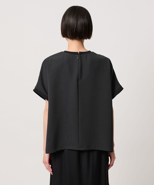 ブラウス シャツ COMFY ドルマン ショートスリーブ ブラウス ‐防汚 UVカット ウォッシャブル‐ レディースの画像