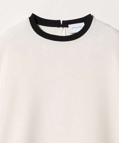 ブラウス シャツ COMFY ドルマン ショートスリーブ ブラウス ‐防汚 UVカット ウォッシャブル‐ レディースの画像