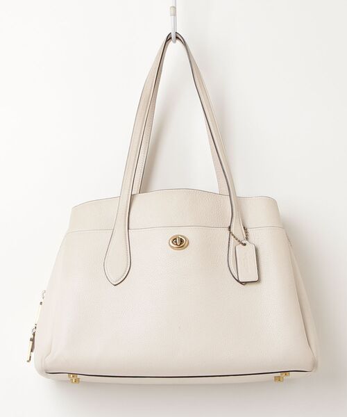 【美品】COACH コーチトートバッグ　ホワイト COACH（コーチ） トートバッグ - ホワイト レディース : ZOZOTOWN