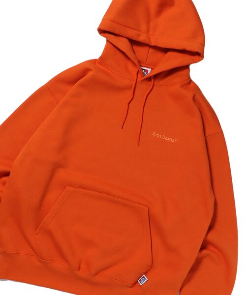 「BEN DAVIS」 プルオーバーパーカー MEDIUM オフホワイト メンズ_画像6