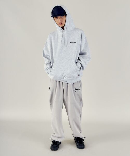 「BEN DAVIS」 プルオーバーパーカー MEDIUM オフホワイト メンズ_画像7