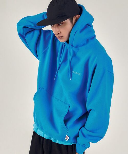 「BEN DAVIS」 プルオーバーパーカー MEDIUM オフホワイト メンズ_画像8