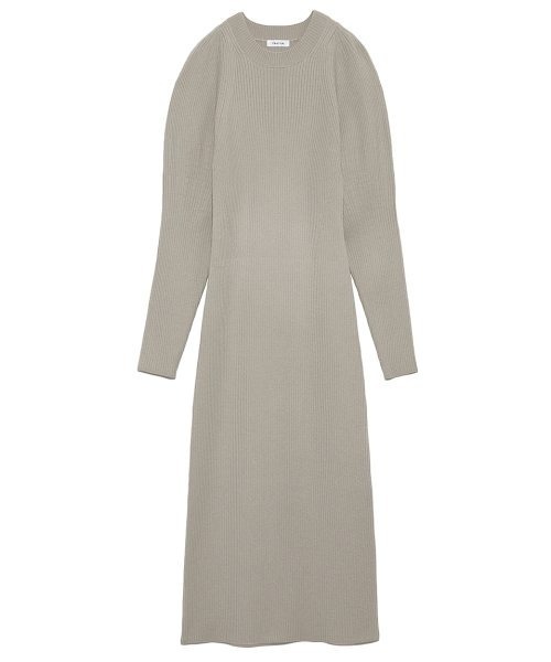 「FRAY I.D」 ニットワンピース ONE SIZE ブラウン レディース_画像4