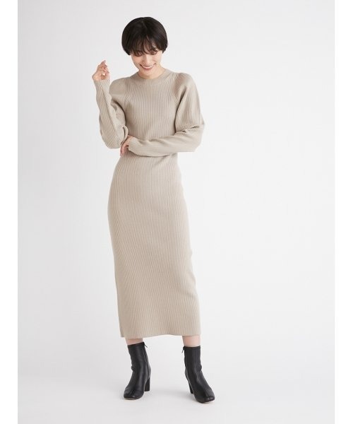 「FRAY I.D」 ニットワンピース ONE SIZE ブラウン レディース_画像6