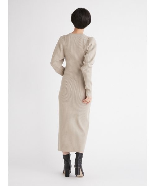 「FRAY I.D」 ニットワンピース ONE SIZE ブラウン レディース_画像7