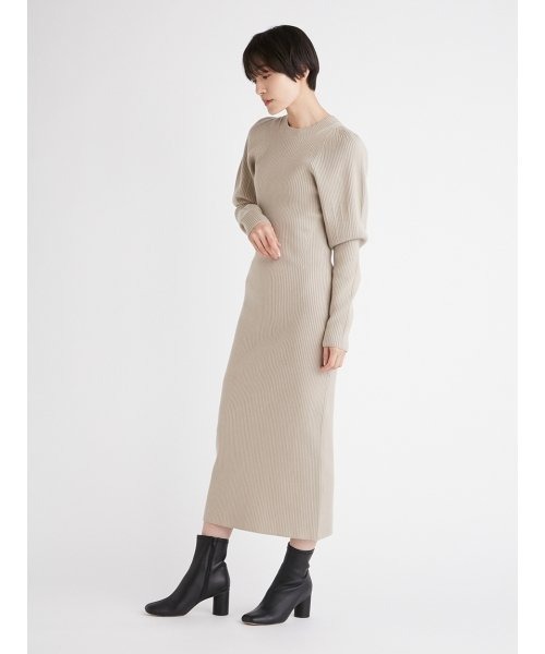 「FRAY I.D」 ニットワンピース ONE SIZE ブラウン レディース_画像8