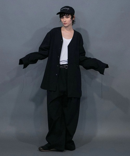 「my beautiful landlet」 ノーカラージャケット 0 ベージュ レディース_画像9