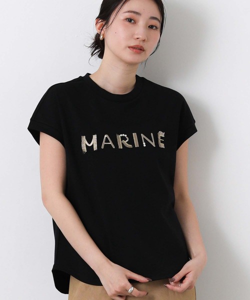 tシャツ ＭＡＲＩＮＥフリンジT レディースの画像