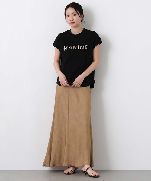 tシャツ ＭＡＲＩＮＥフリンジT レディースの画像