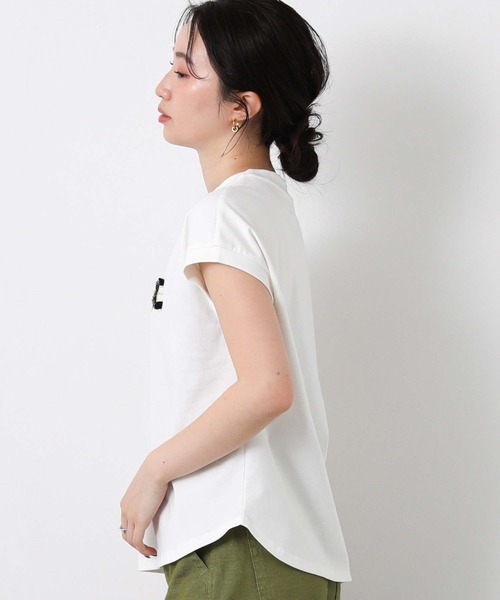 tシャツ ＭＡＲＩＮＥフリンジT レディースの画像