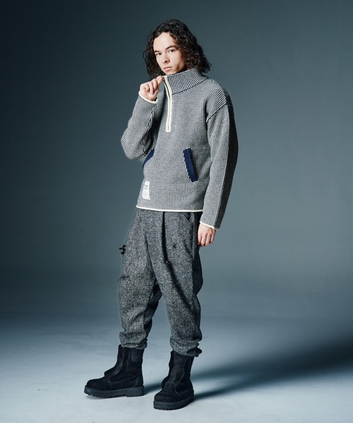 glamb（グラム） セーター ニット High Neck Half Zip Knit