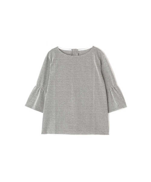 「human woman」 7分袖ブラウス MEDIUM ダークインディゴブルー レディース_画像3
