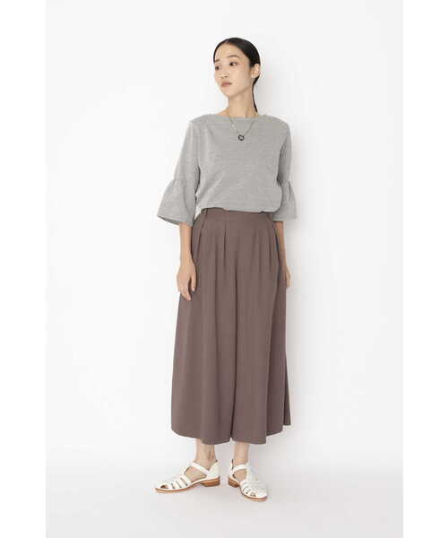 「human woman」 7分袖ブラウス MEDIUM ダークインディゴブルー レディース_画像4