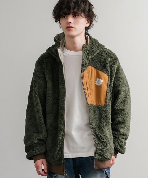「KRIFF MAYER」 マウンテンパーカー L ベージュ メンズ_画像8