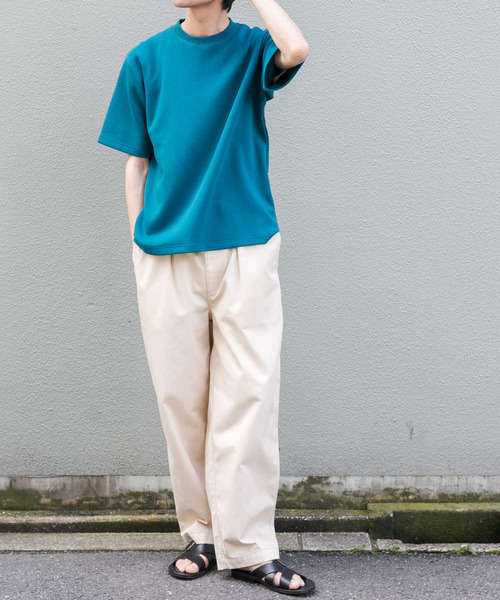 「FORK&SPOON」 半袖Tシャツ 5 ブルー メンズ_画像8