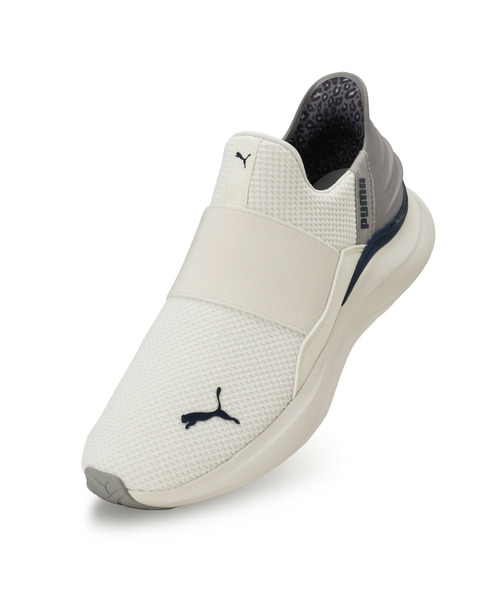 「PUMA」 ローカットスニーカー 24.5cm ブラック×ゴールド レディース_画像6