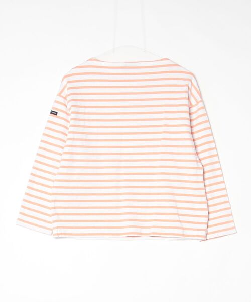 「SAINT JAMES」 ボーダー柄長袖カットソー X-SMALL オレンジ レディース_画像2