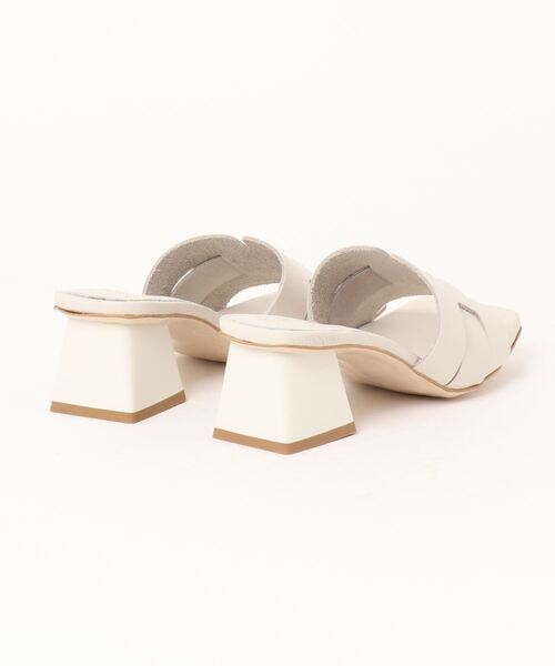 「INTER-CHAUSSURES」 ヒールサンダル 35 アイボリー レディース_画像2