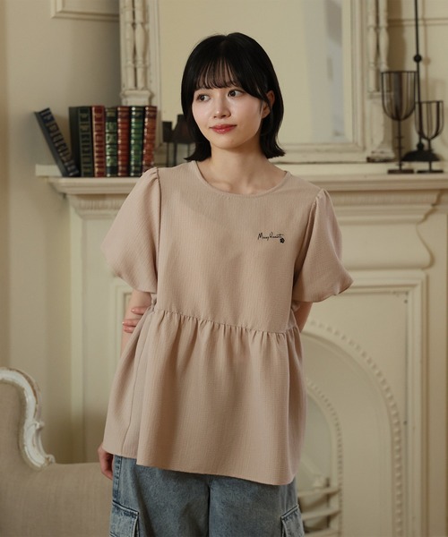 MARY QUANT（マリークヮント） ブラウス シャツ 半袖 マリークワント
