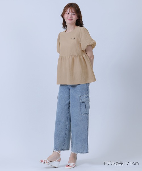 MARY QUANT（マリークヮント） ブラウス シャツ 半袖 マリークワント