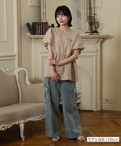 MARY QUANT（マリークヮント） ブラウス シャツ 半袖 マリークワント