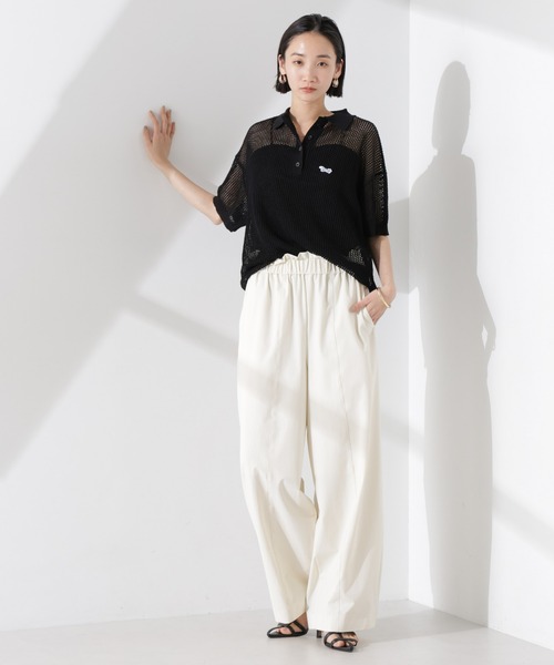 「PENNEYS」 半袖ニット FREE ライトグレー レディース_画像9