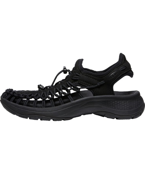 「KEEN」 フラットサンダル 24cm ブラック レディース