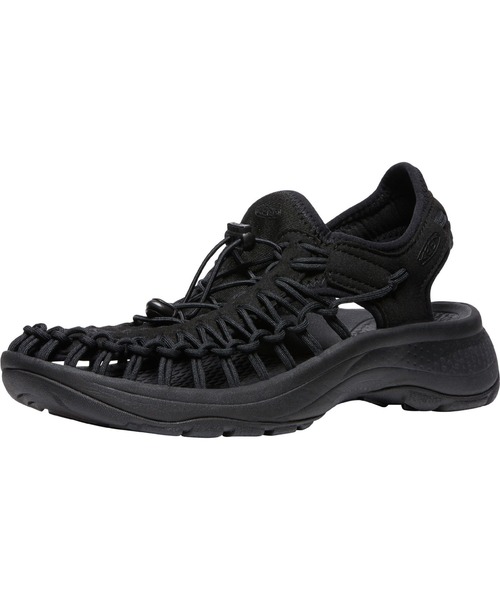 「KEEN」 フラットサンダル 24cm ブラック レディース