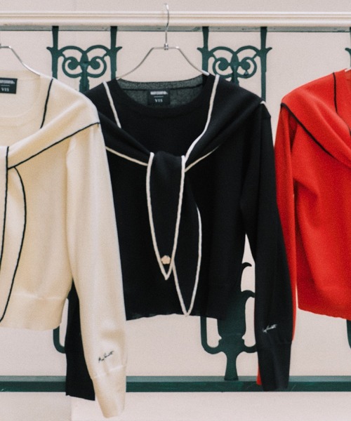 マリークワント セーラー服ニット MARY QUANT（マリークヮント） ニット セーター マリークワント 「MARY