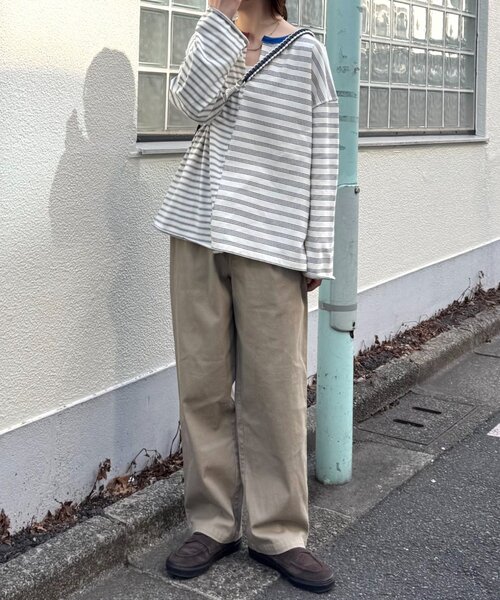 「CIAOPANIC TYPY」 チノパンツ MEDIUM チャコールグレー メンズ_画像9