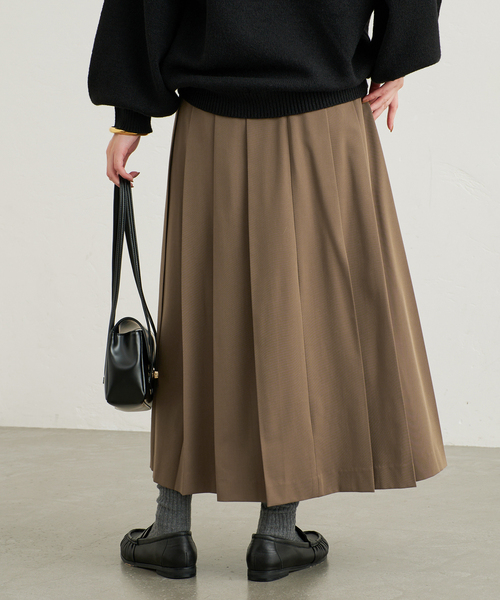 SLOBE IENA（スローブイエナ） スカート クリアツイルボックスプリーツ