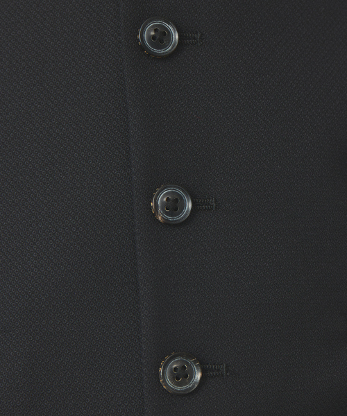 5351 POUR LES HOMMES ベスト ジレ シャイニーストレッチドビー5