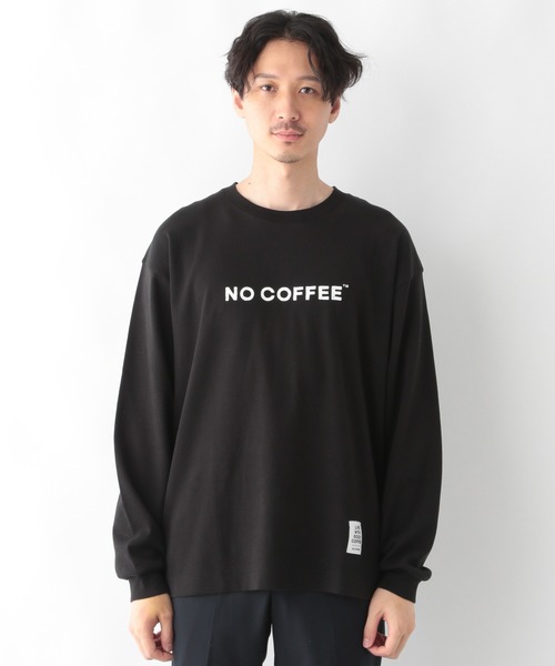 NO COFFEE クラブハウス セーター Mサイズ 黒 GLOBAL WORK（グローバルワーク） tシャツ Tシャツ NO COFFEE長袖