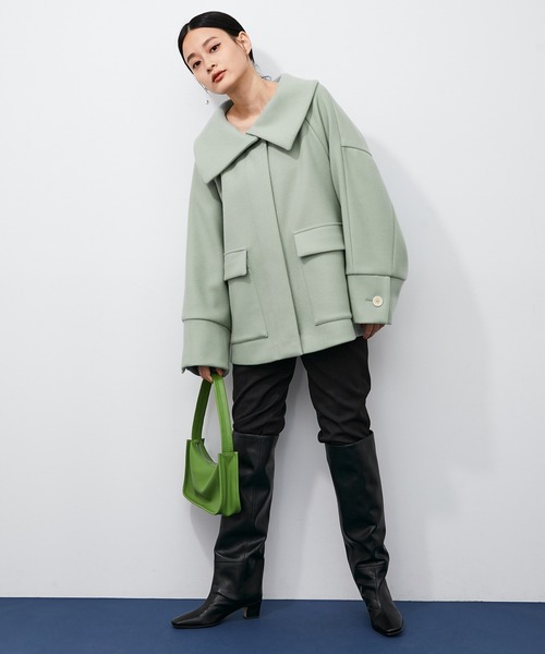 ADAM ET ROPE' アウター FAbRICA メルトンショートコート ADAM ET ROPE' アウター FAbRICA メルトンショートコート