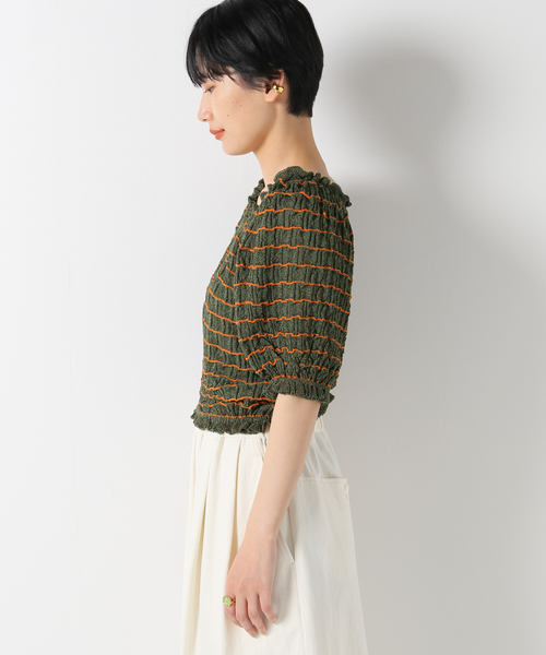 IENA（イエナ） ニット 【venit/ヴェニット】SHIRRINGトップス