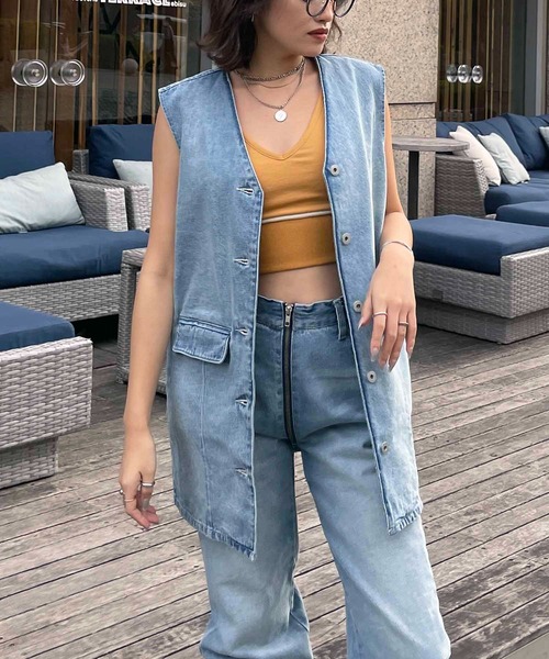スパイラルガール　デニム　長袖　ワンピース SP3496EW08167_fw_thumbM.jpg