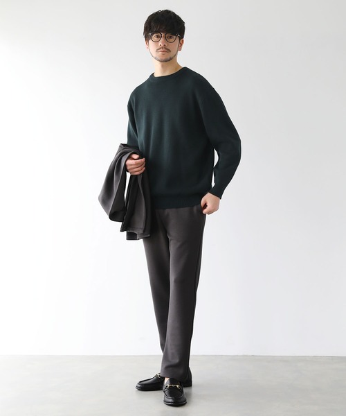 LIL VENDARS セーター ニット 抗菌防臭TCミラノリブクルーネック