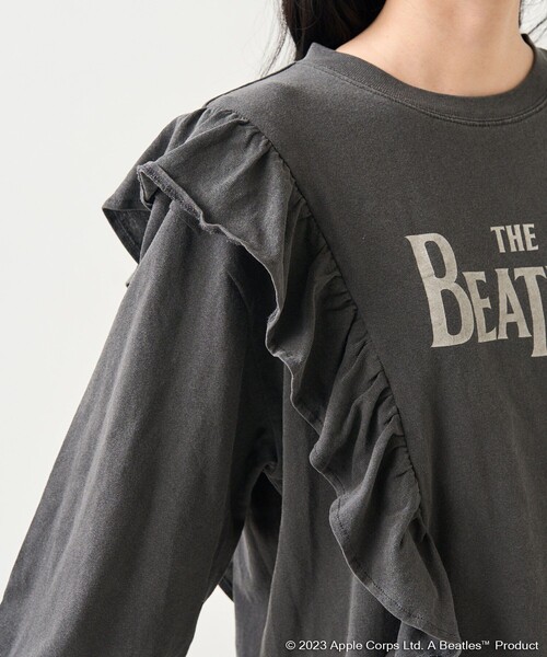 tシャツ Tシャツ レディース THE BEATLES フリルロンＴ/ザ・ビートルズフリルロンＴ｜zozo｜11