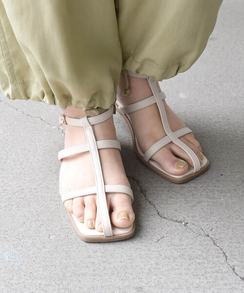 【Spick&Span】ストラップサンダル Spick & Span - Spick&Span C'astVague 別注 アンクルストラップ