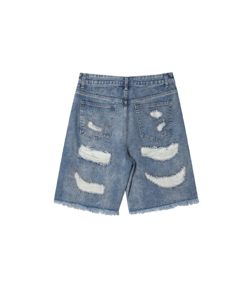 パンツ ume U：UME（ユーム） パンツ Frilled Straight Leg Short Pants メンズ