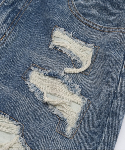 パンツ ume U：UME（ユーム） パンツ Frilled Straight Leg Short Pants メンズ