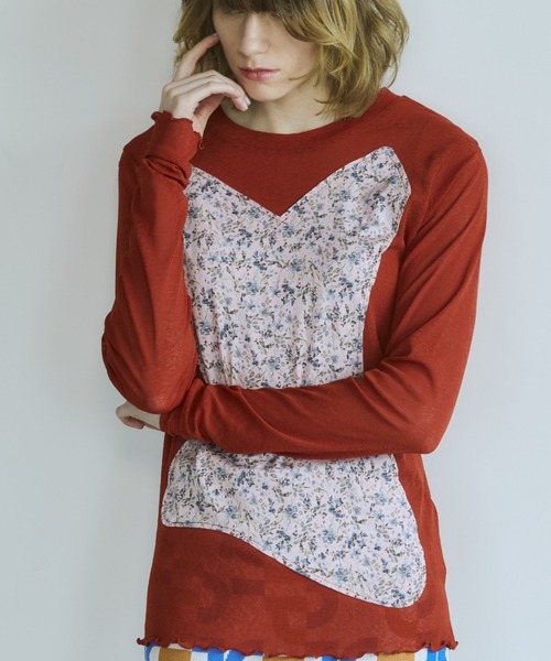 tシャツ Body Bloom パッチワークカットソー レディース