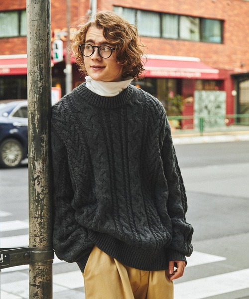 EMMA CLOTHES（エマクローズ） セーター ニット フィッシャーマン