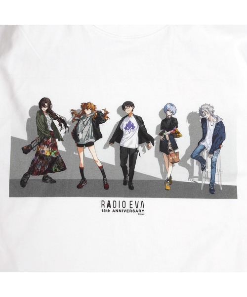 RADIO EVA tシャツ A187 Illustration Cutsew δ(Mai Yoneyama RADIO EVA tシャツ A187 Illustration Cutsew δ(Mai Yoneyama